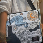 Starry night  15.6 inch Laptop Sleeve - dotgallery