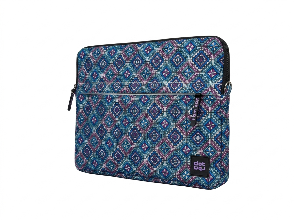 Palestinian Heritage – Blue Edition 15.6 inch Laptop Sleeve - dotgallery