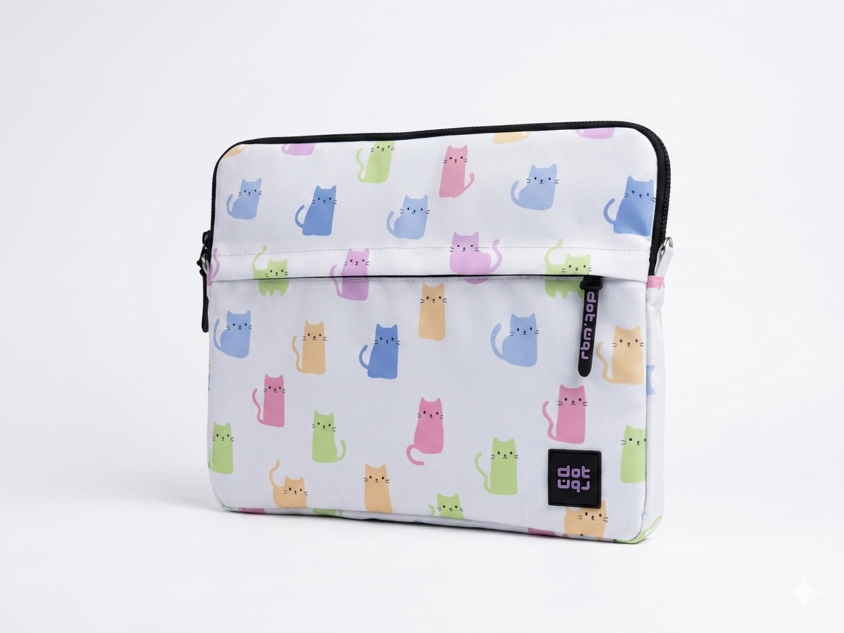 Kitty mood 15.6 inch Laptop Sleeve - dotgallery