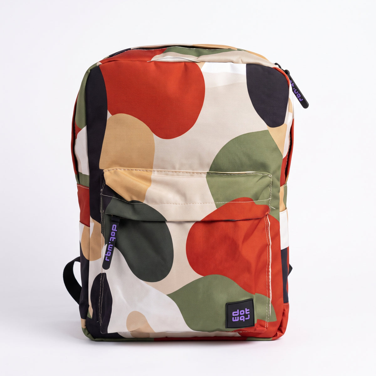 abstract layers dark backpack