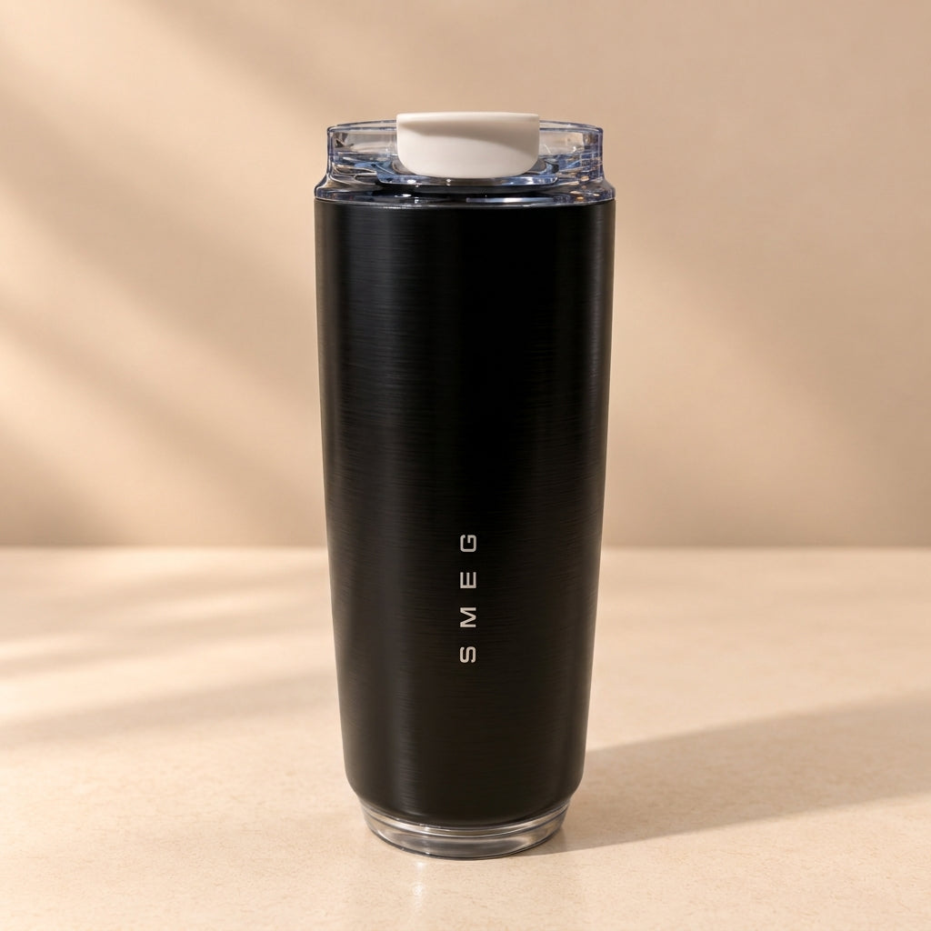 smeg mug black