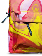 Pink Orange Marble Backpack - dotgallery