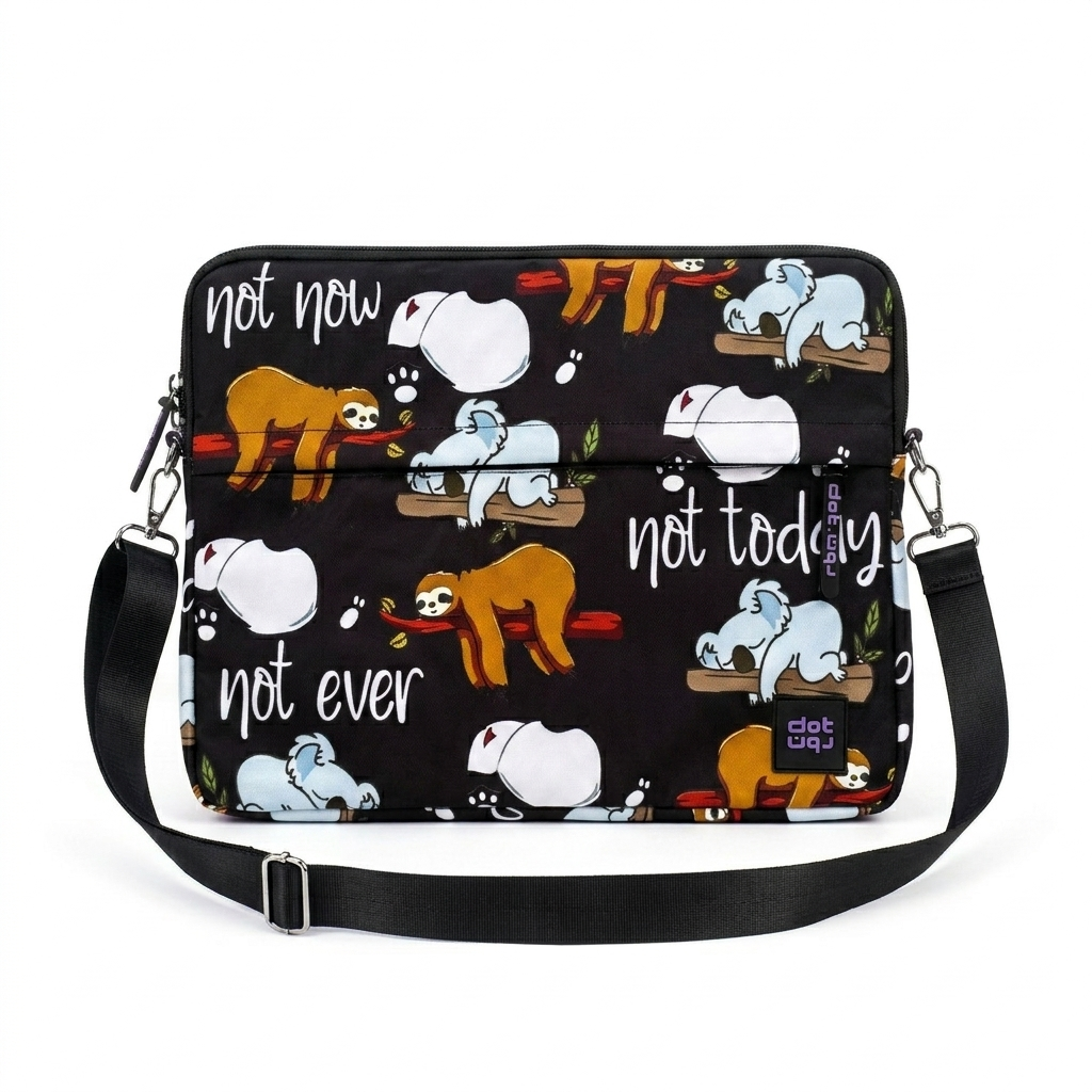 lazy 15.6 inch laptop sleeve - dotgallery