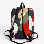 abstract layers dark backpack