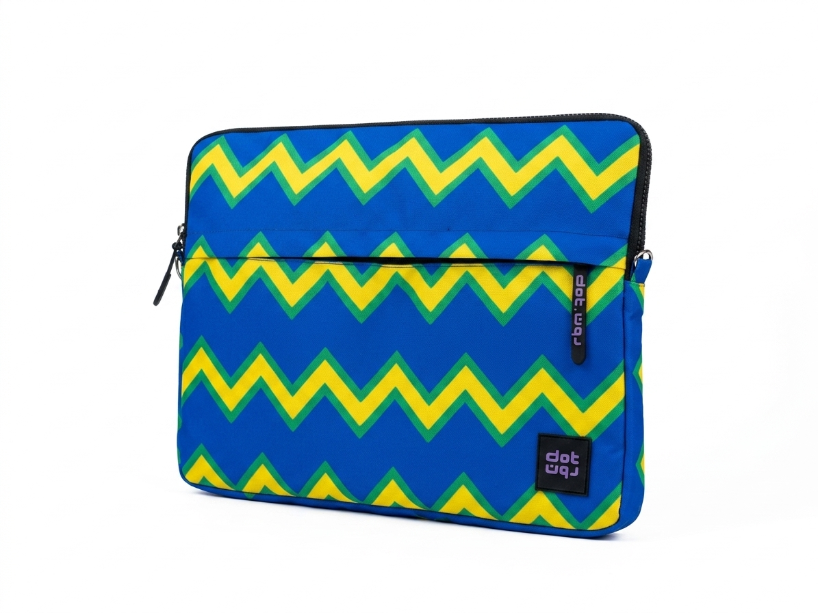 Electric Waves 15.6 inch Laptop Sleeve - dotgallery