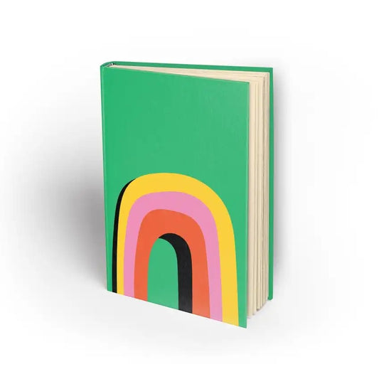 rainbow design A5 size Hardcover Lined paper