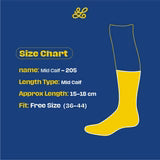 Duck Blue Mid Calf Socks