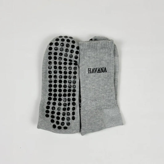 Silicone Grey Socks