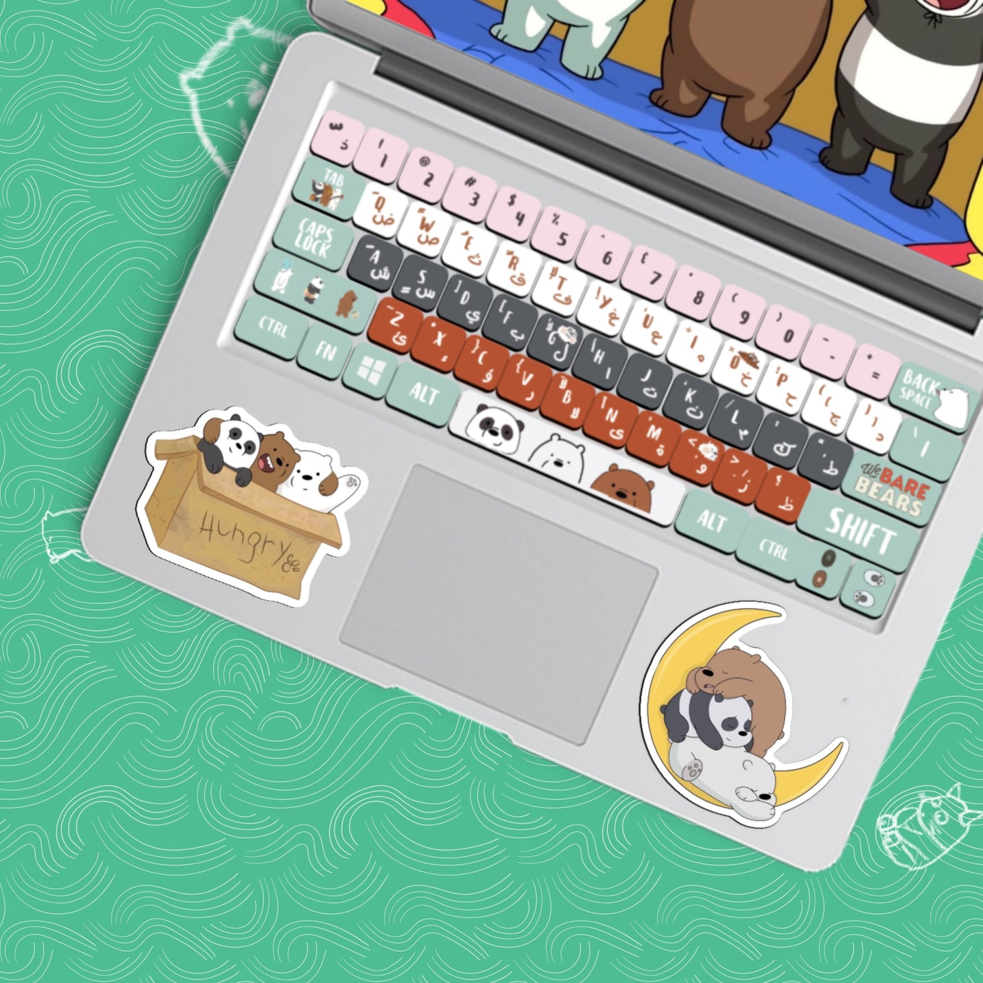 3 bears keyboard dotgallery