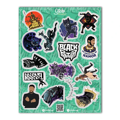BLACK PANTHER sticker
