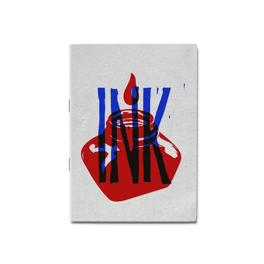 Ink bottle Design A5. size Lined paper