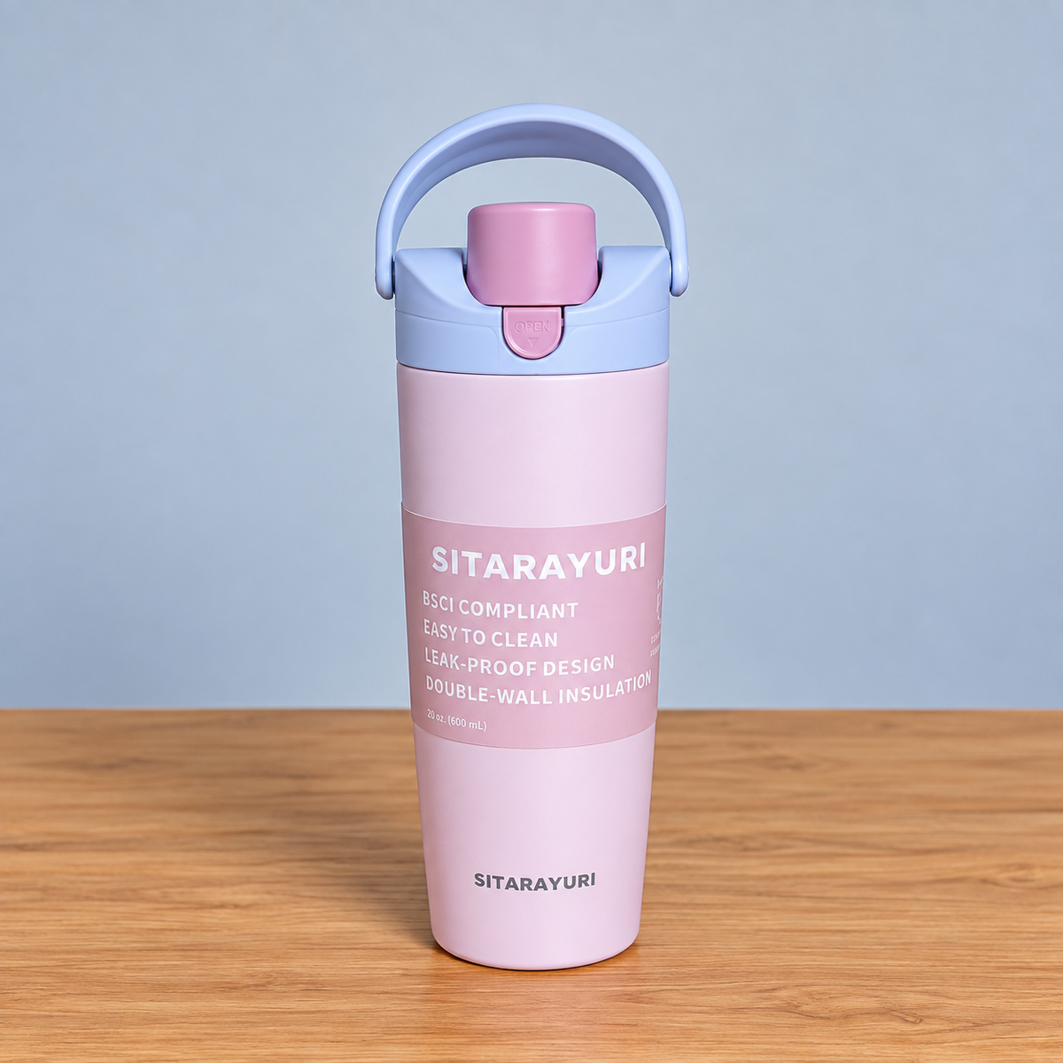 sitarayuri babypink waterbotter 900 ml