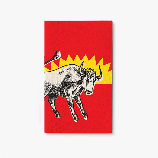 Taurus horoscope design passport size Lined paper