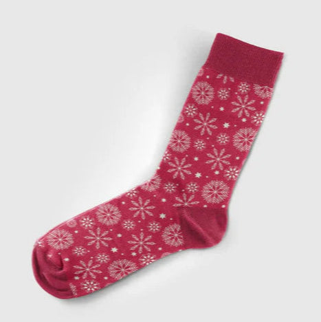 Christmas red socks
