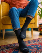 Black Ripple Socks - dotgallery