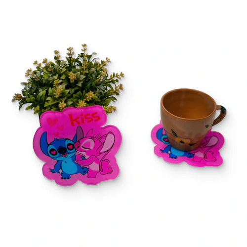 STITCH AND ANGEL coaster