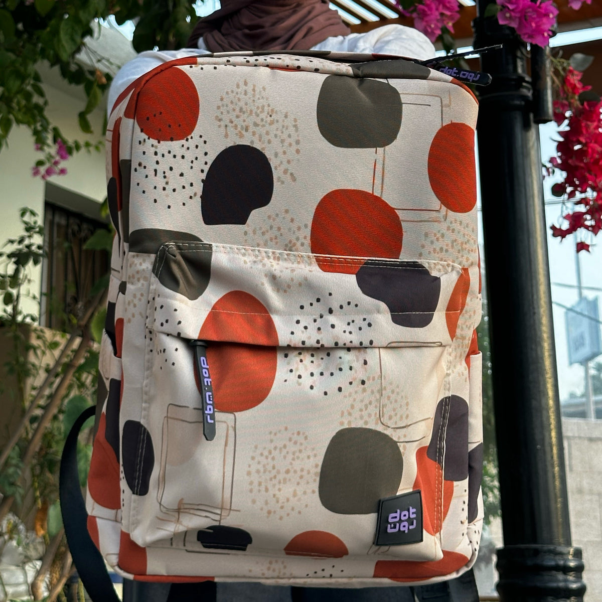 organic dots backpack