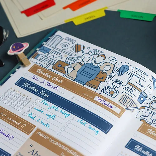 هاحكى عنك Weekly planner + poster