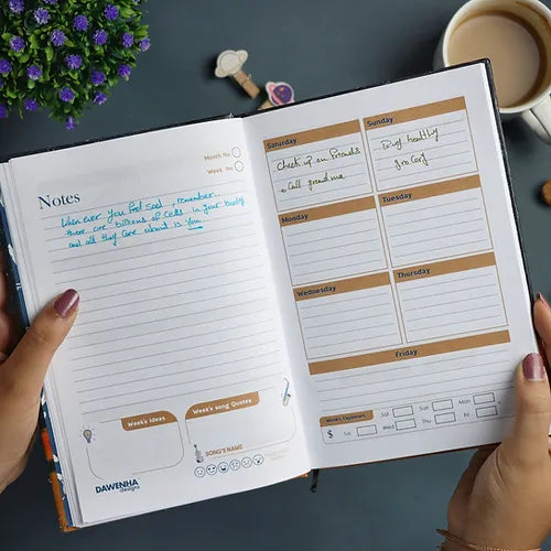 كل شيء يحدث لسبب Weekly planner + poster - dotgallery