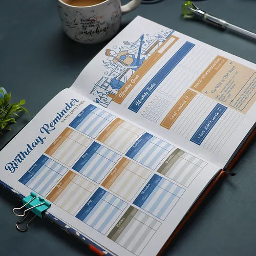 هاحكى عنك Weekly planner + poster