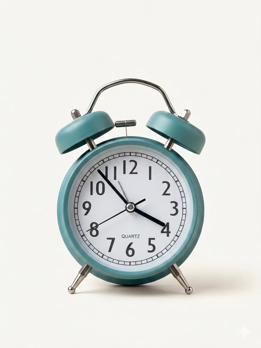 Retro Metal Mint Green Clock - dotgallery