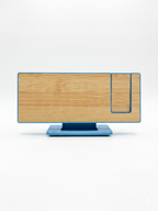 Blue Digital LED Alarm Clock