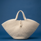 Beach Straw Tote Bag - dotgallery