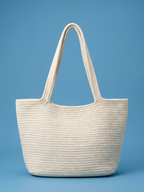 Minimalist Woven Tote Bag - dotgallery