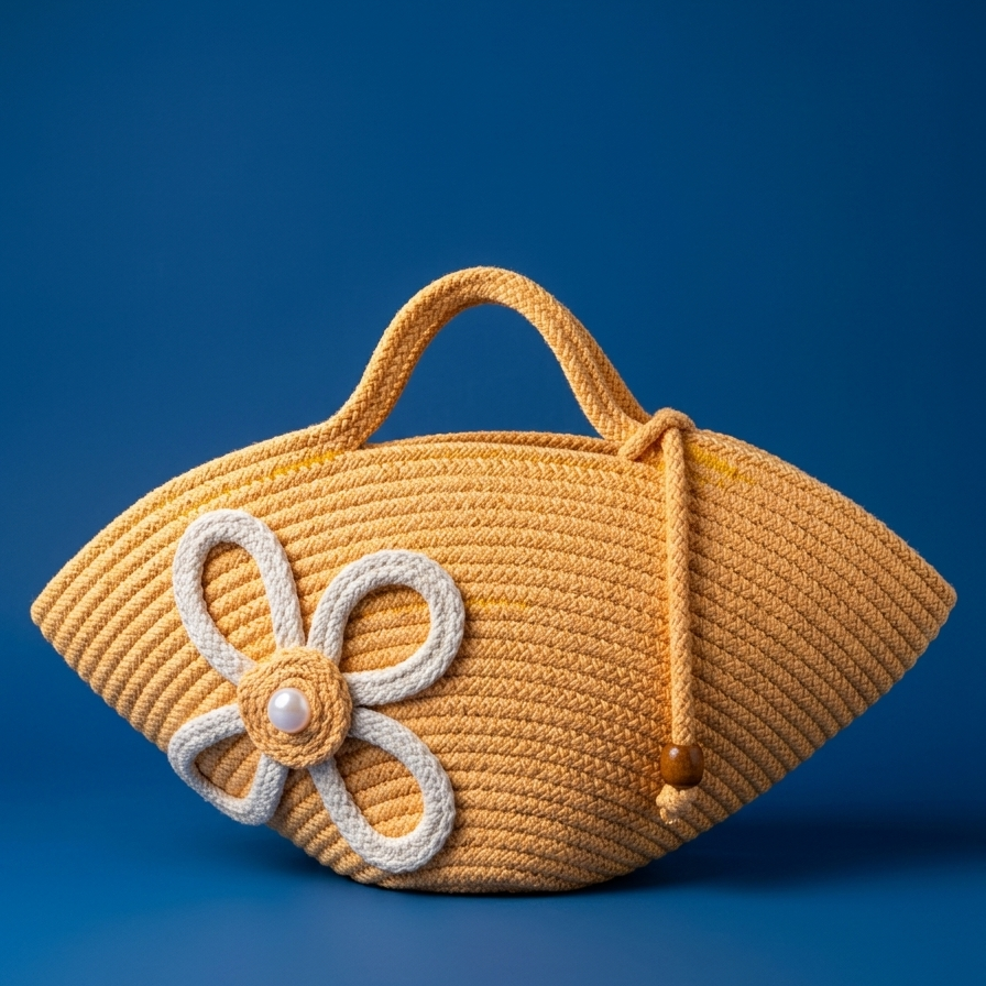 Beach Straw Tote Bag - dotgallery