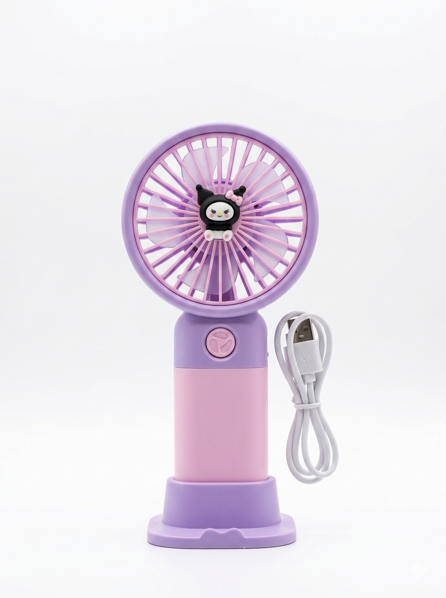 Kuromi Powered Hand Fan