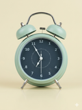Sage Green Classic Twin Bell Clock - dotgallery