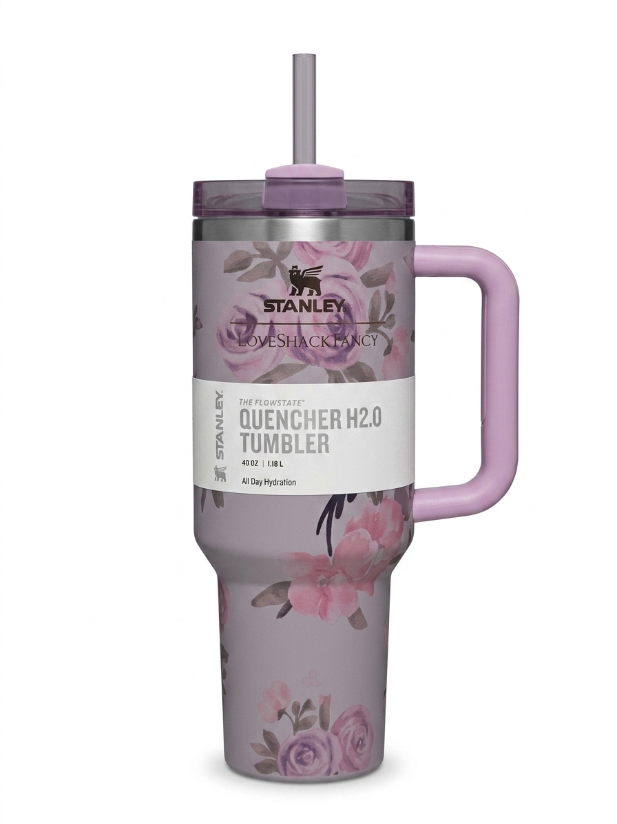 Floral stanley mug - dotgallery