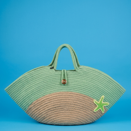 Beach Straw Tote Bag