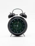 Black Classic Twin Bell Clock - dotgallery