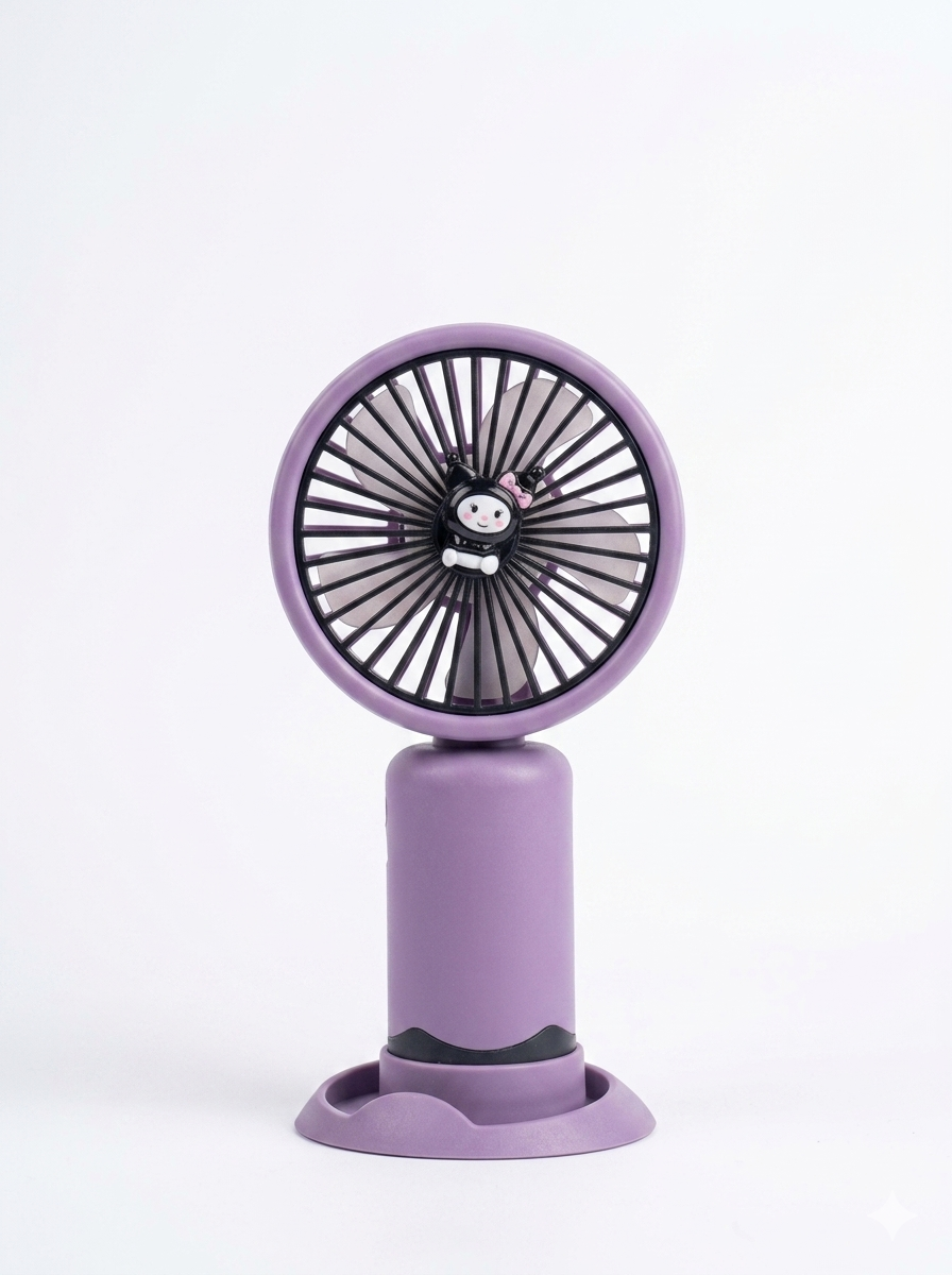 Kuromi Portable Fan