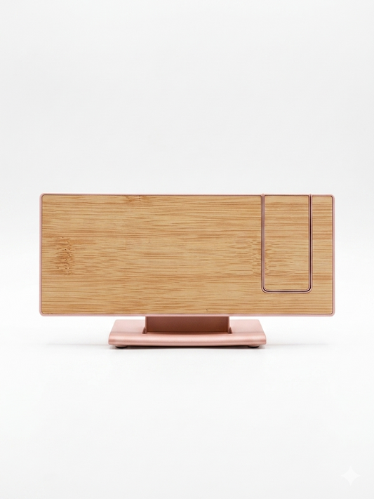 Pink Digital LED Alarm Clock