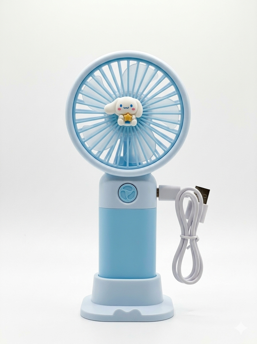Cinnamoroll Powered Hand Fan