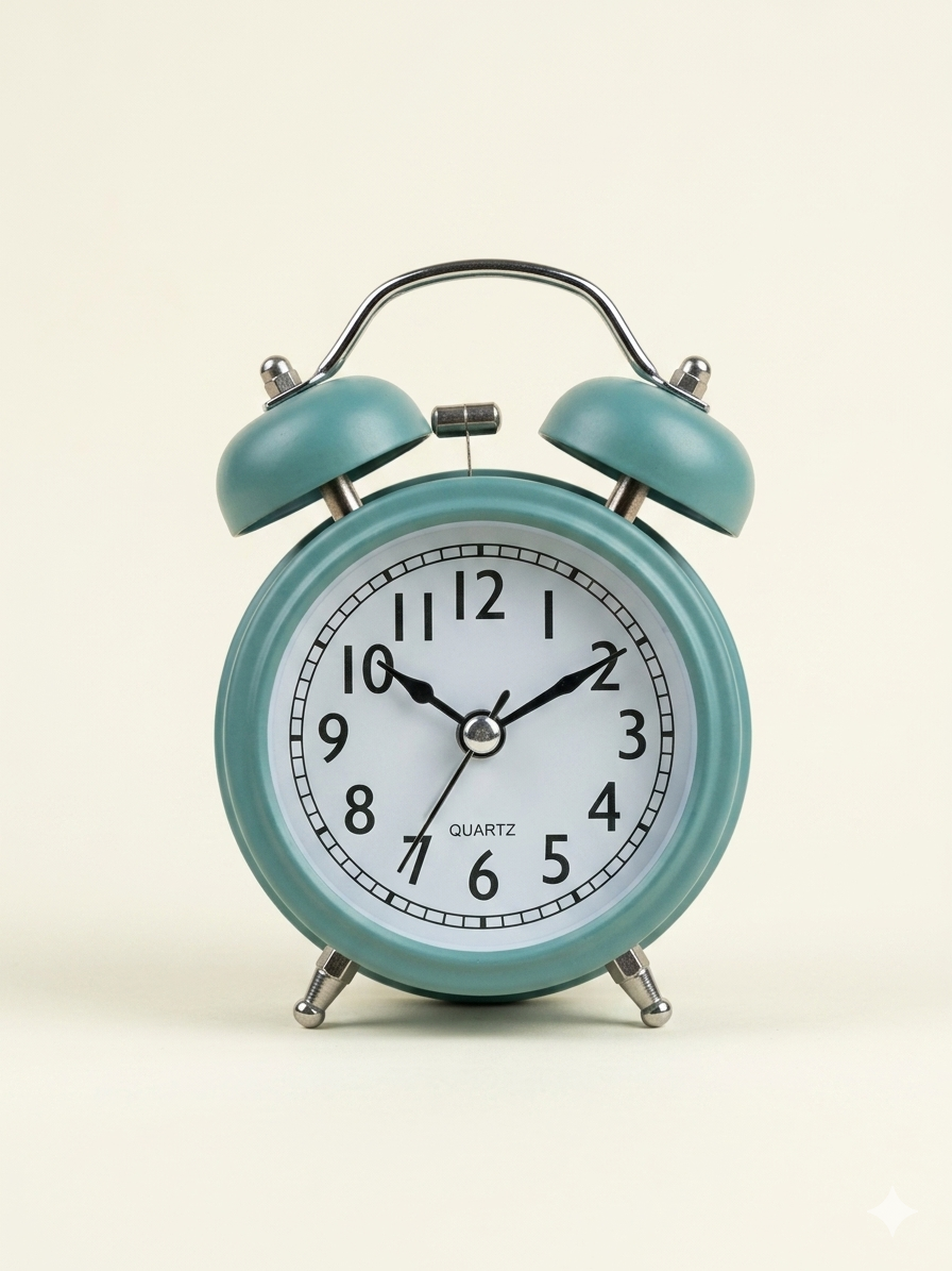 Mini Classic Twin Bell Clock - dotgallery