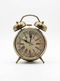 Silver Classic Retro Clock - dotgallery