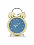 Yellow Classic Twin Bell Clock - dotgallery