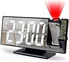 Black Digital LED Alarm Clock