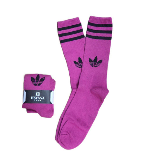 Adidas purple Sporty socks