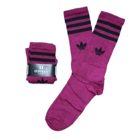 adidas purple socks