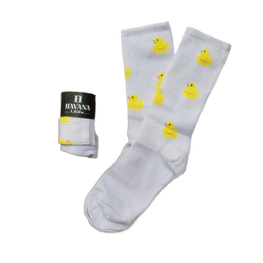 duck white socks