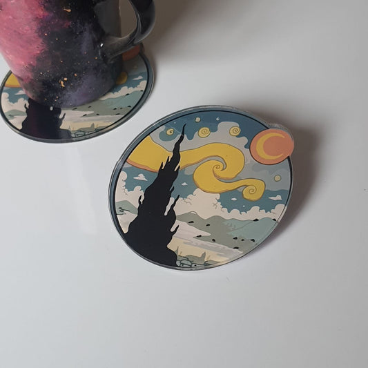 coaster starry night