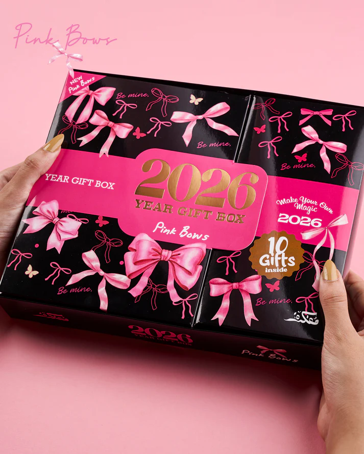 Pink Bows Year Gift Box 2026