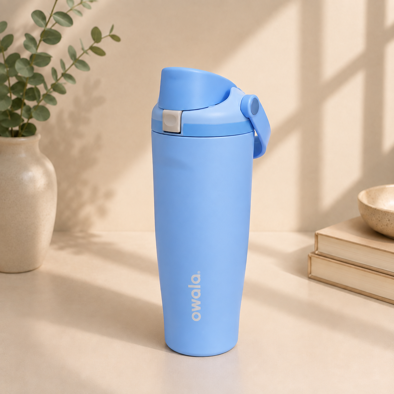 baby blue  owala water bottle