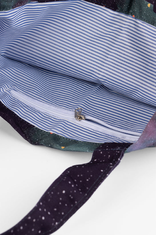 Planets Necklace Tote Bag - dotgallery