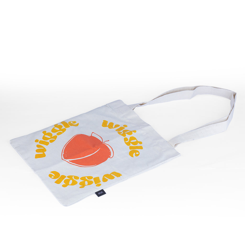 Wiggle Wiggle Tote Bag - dotgallery
