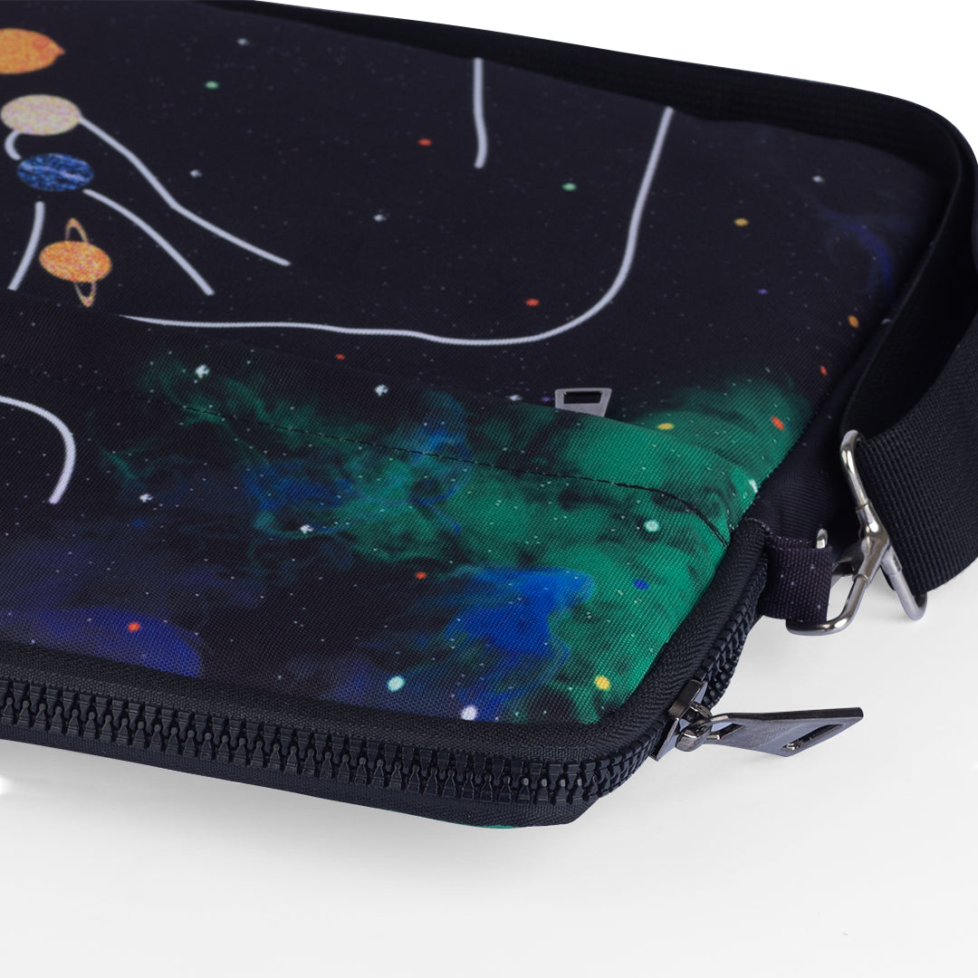 Planets necklace 15.6 inch Laptop Sleeve - dotgallery